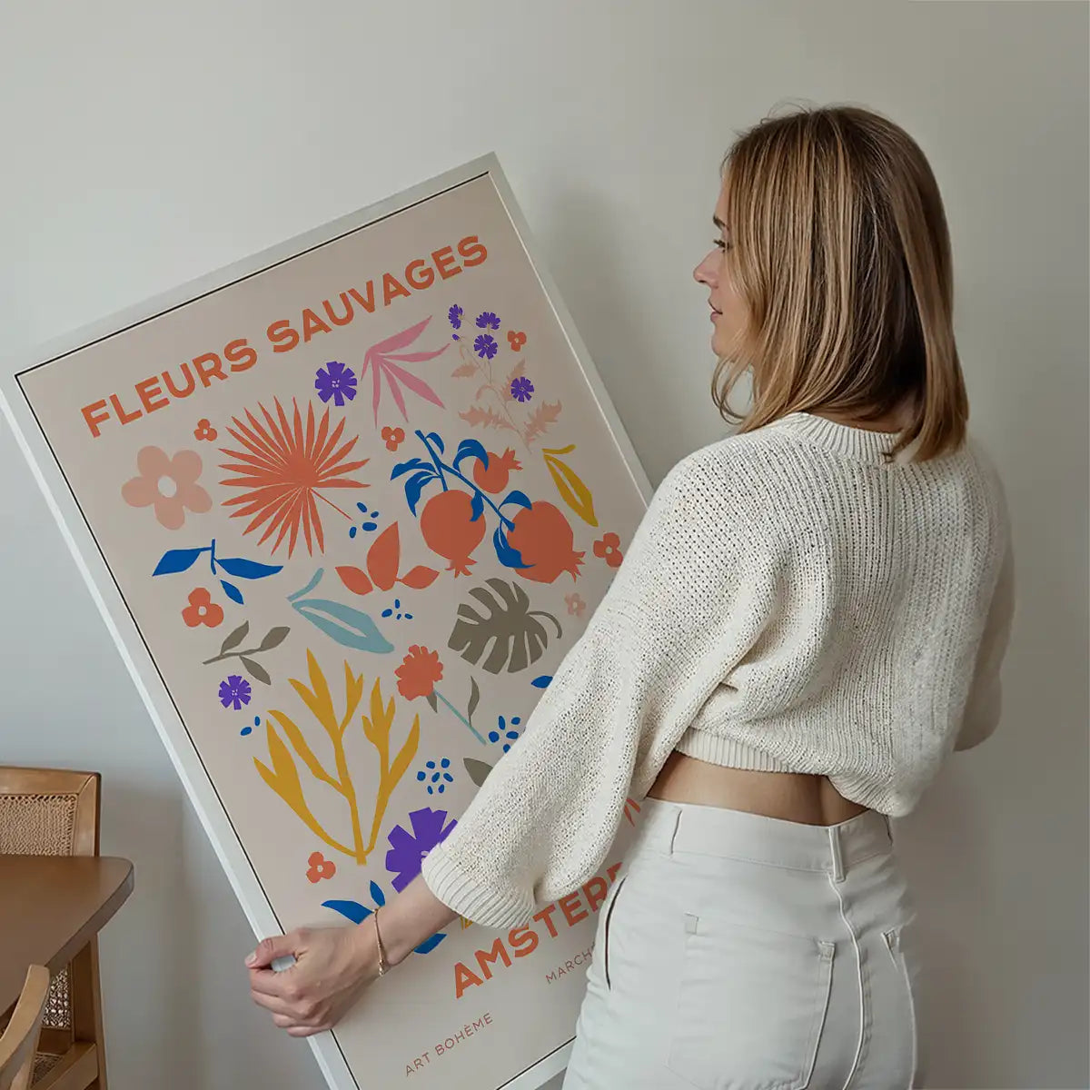 Fleurs Sauvages Amsterdam Flower Print