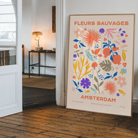 Fleurs Sauvages Amsterdam Flower Print