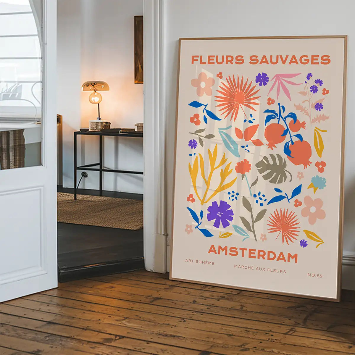 Fleurs Sauvages Amsterdam Flower Print
