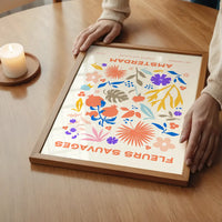 Fleurs Sauvages Amsterdam Flower Print