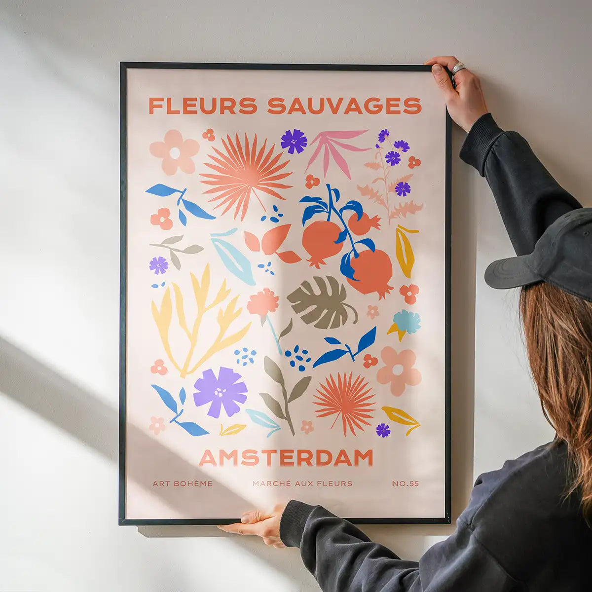 Fleurs Sauvages Amsterdam Flower Print