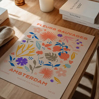 Fleurs Sauvages Amsterdam Flower Print