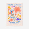 Fleurs Sauvages Barcelona Flower Print