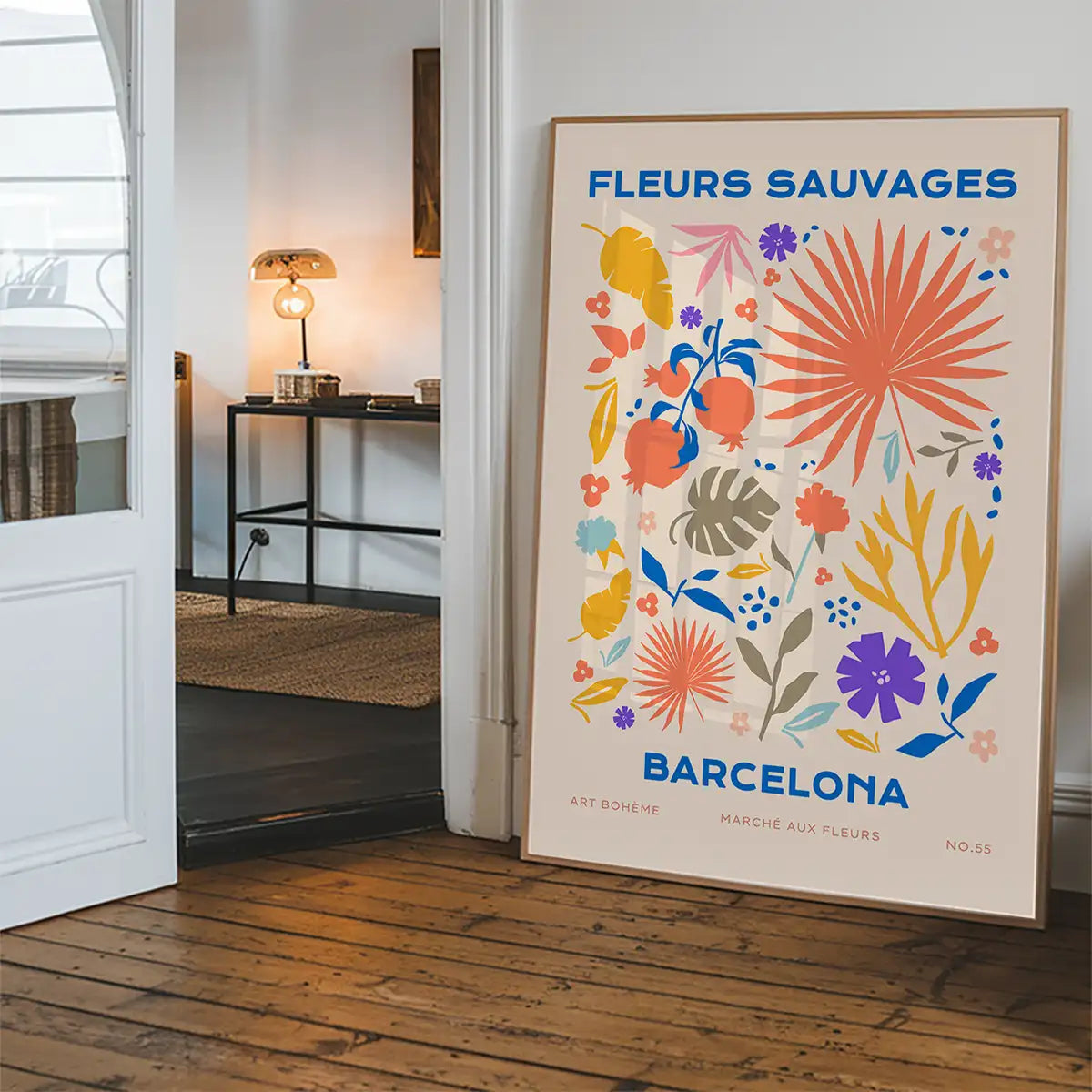 Fleurs Sauvages Barcelona Flower Print