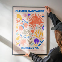 Fleurs Sauvages Barcelona Flower Print