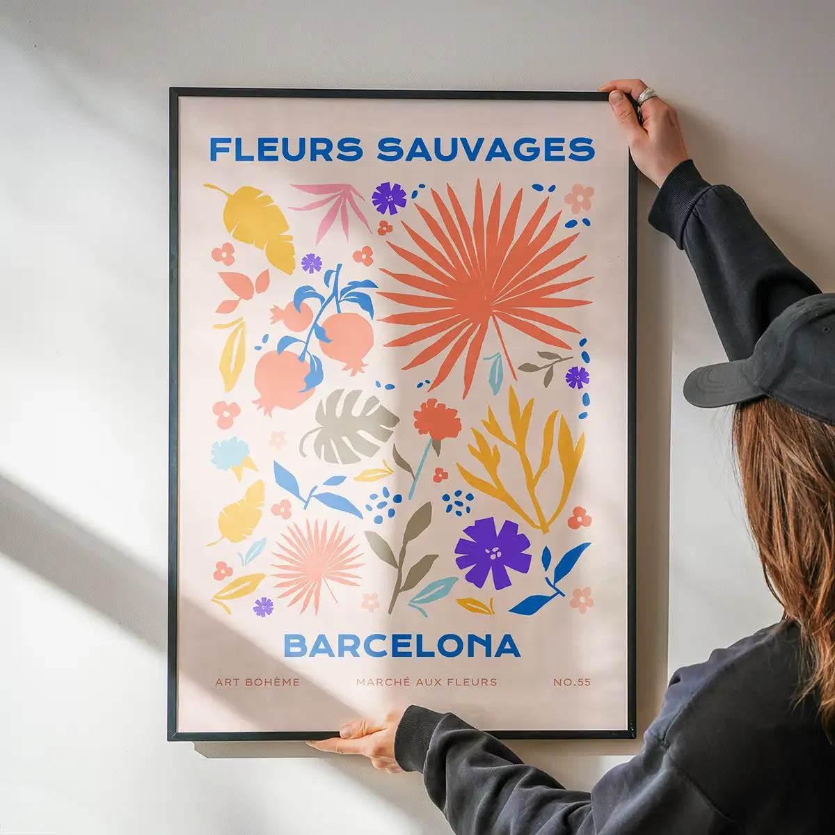 Fleurs Sauvages Barcelona Flower Print