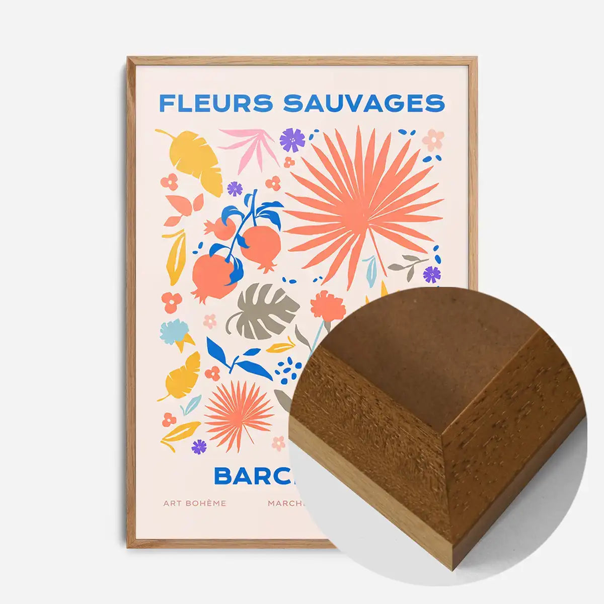 Fleurs Sauvages Barcelona Flower Print