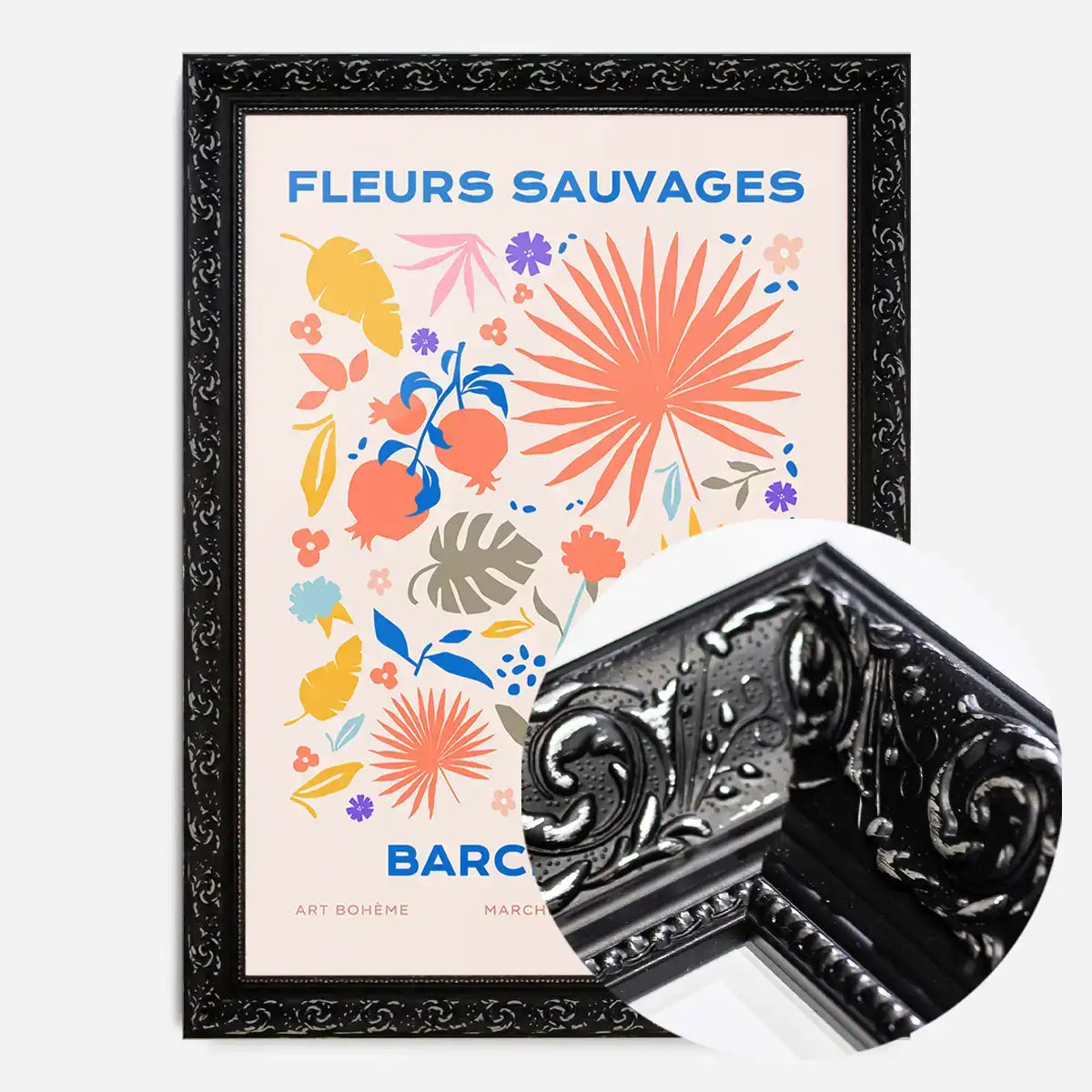 Fleurs Sauvages Barcelona Flower Print