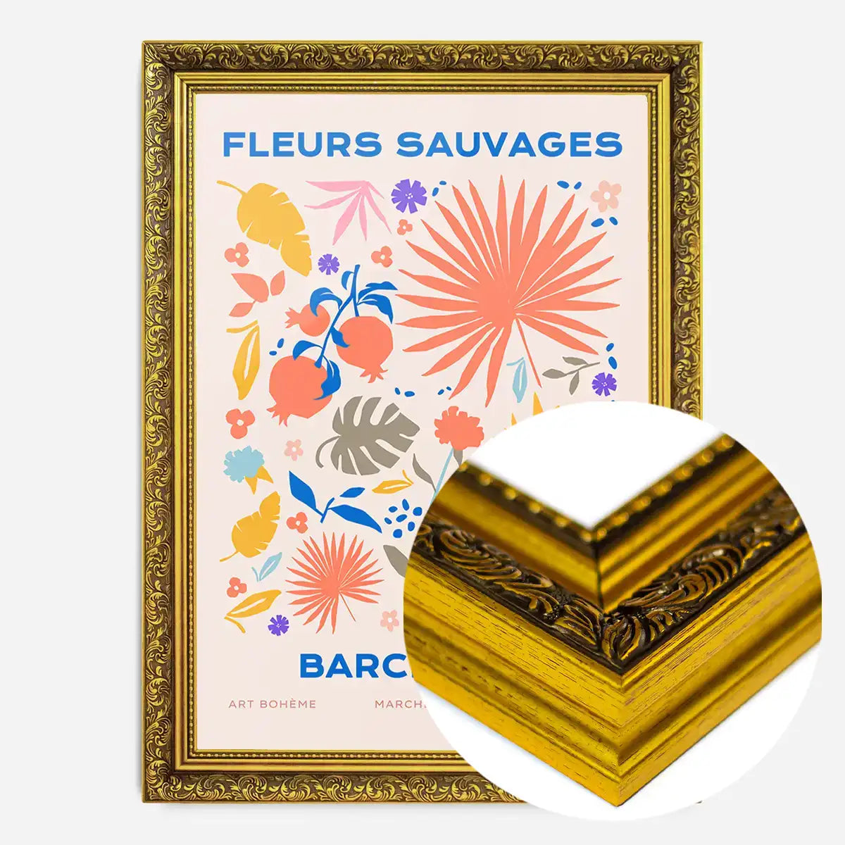 Fleurs Sauvages Barcelona Flower Print