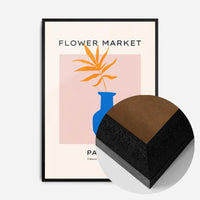 Paris Flower Market Minimal Vase Print