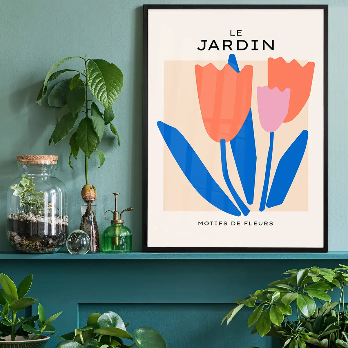 Le Jardin Floral Print