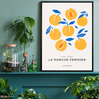 Paris Farmers Market Peaches Print