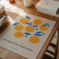 Paris Farmers Market Peaches Print