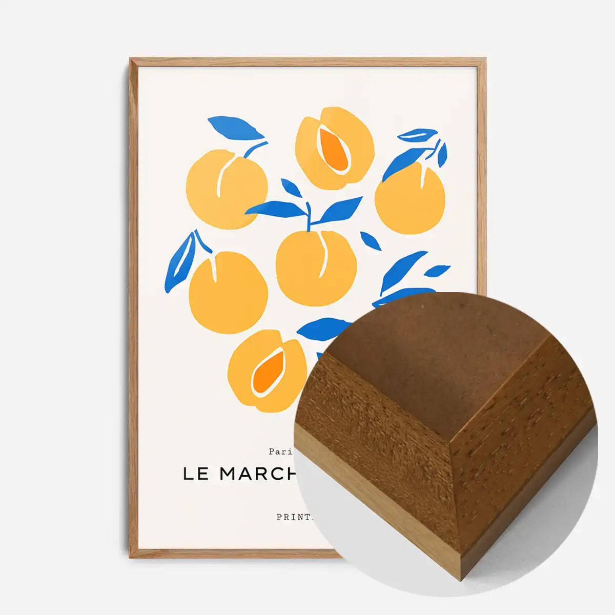 Paris Farmers Market Peaches Print