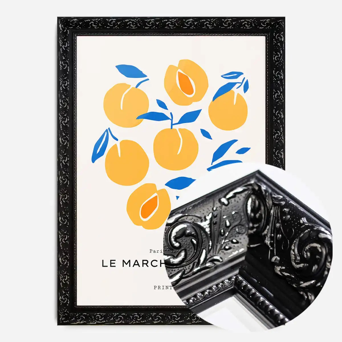 Paris Farmers Market Peaches Print