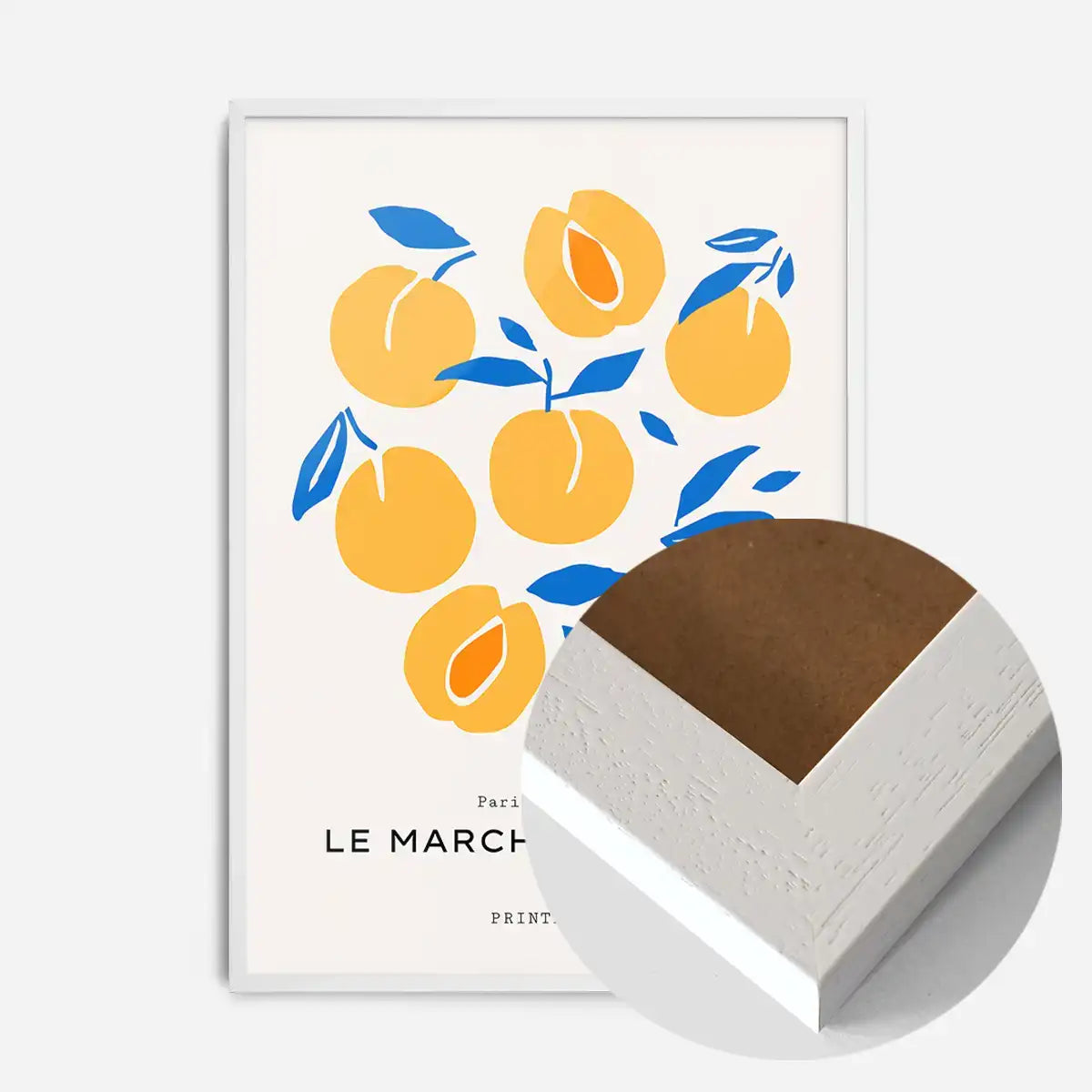 Paris Farmers Market Peaches Print