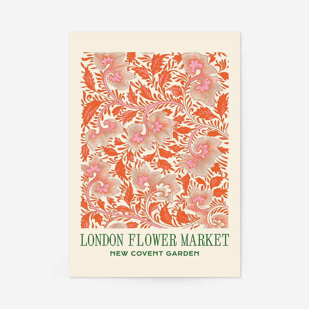 London Flower Market Covent Garden Print