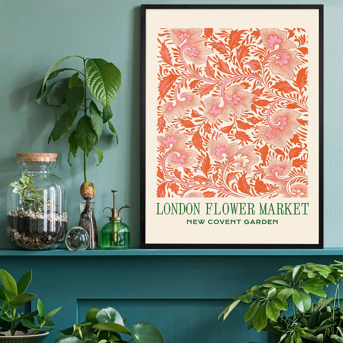 London Flower Market Covent Garden Print