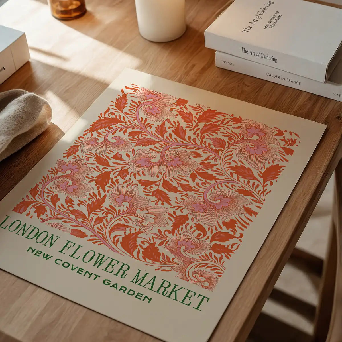 London Flower Market Covent Garden Print