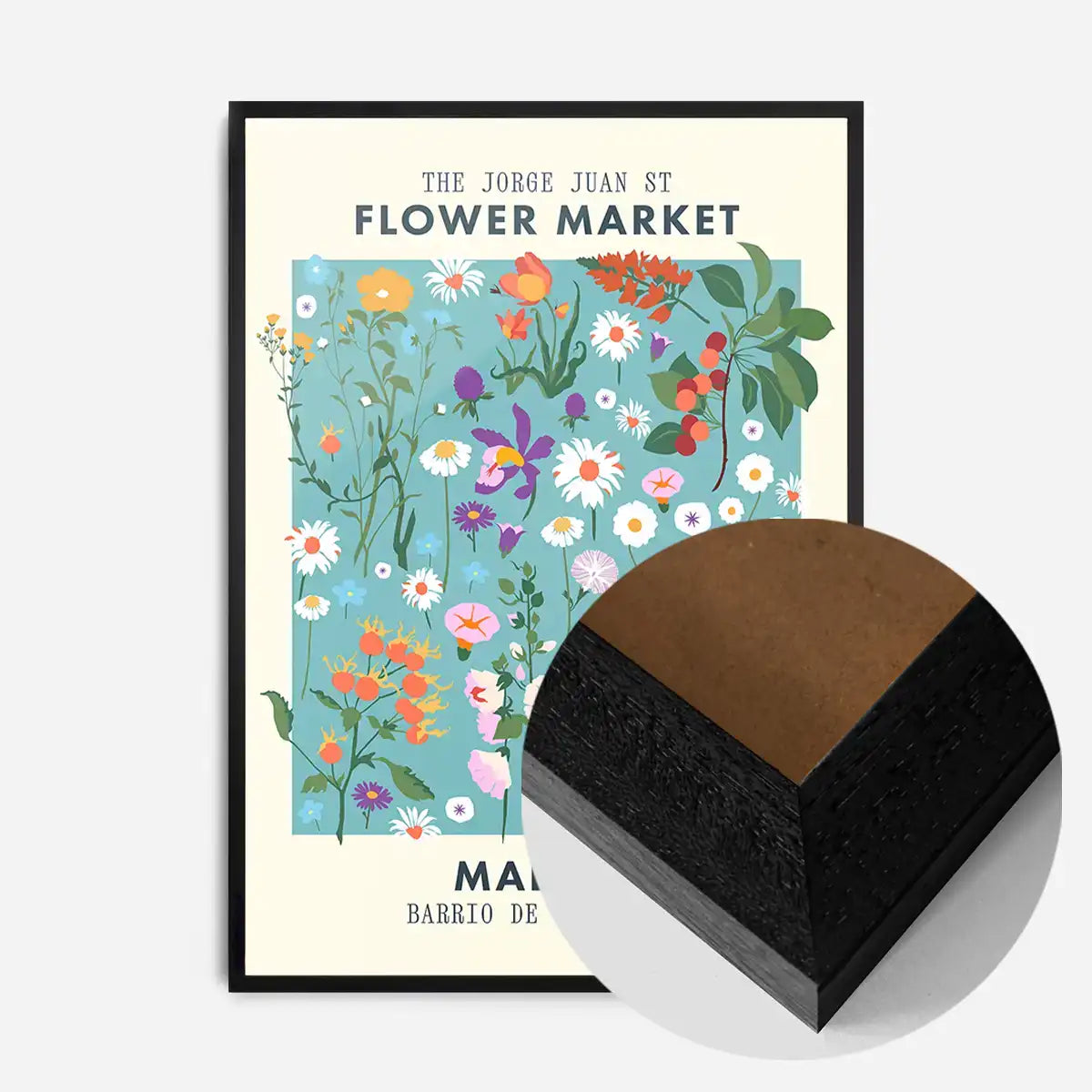 Madrid Flower Market Print