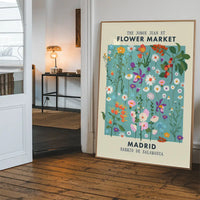 Madrid Flower Market Print