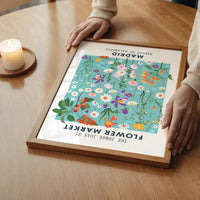 Madrid Flower Market Print