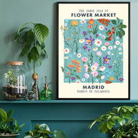 Madrid Flower Market Print