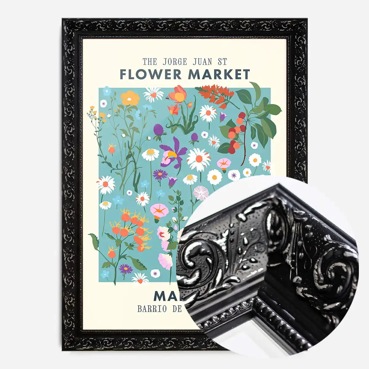 Madrid Flower Market Print
