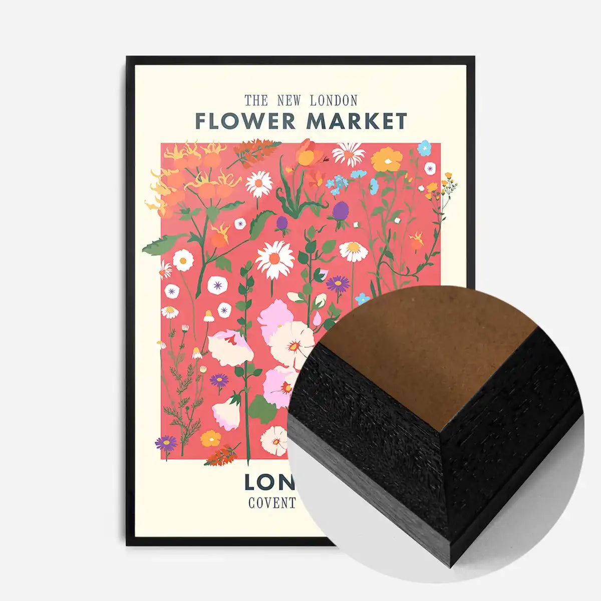New London Flower Market Print