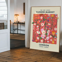 New London Flower Market Print