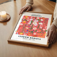New London Flower Market Print