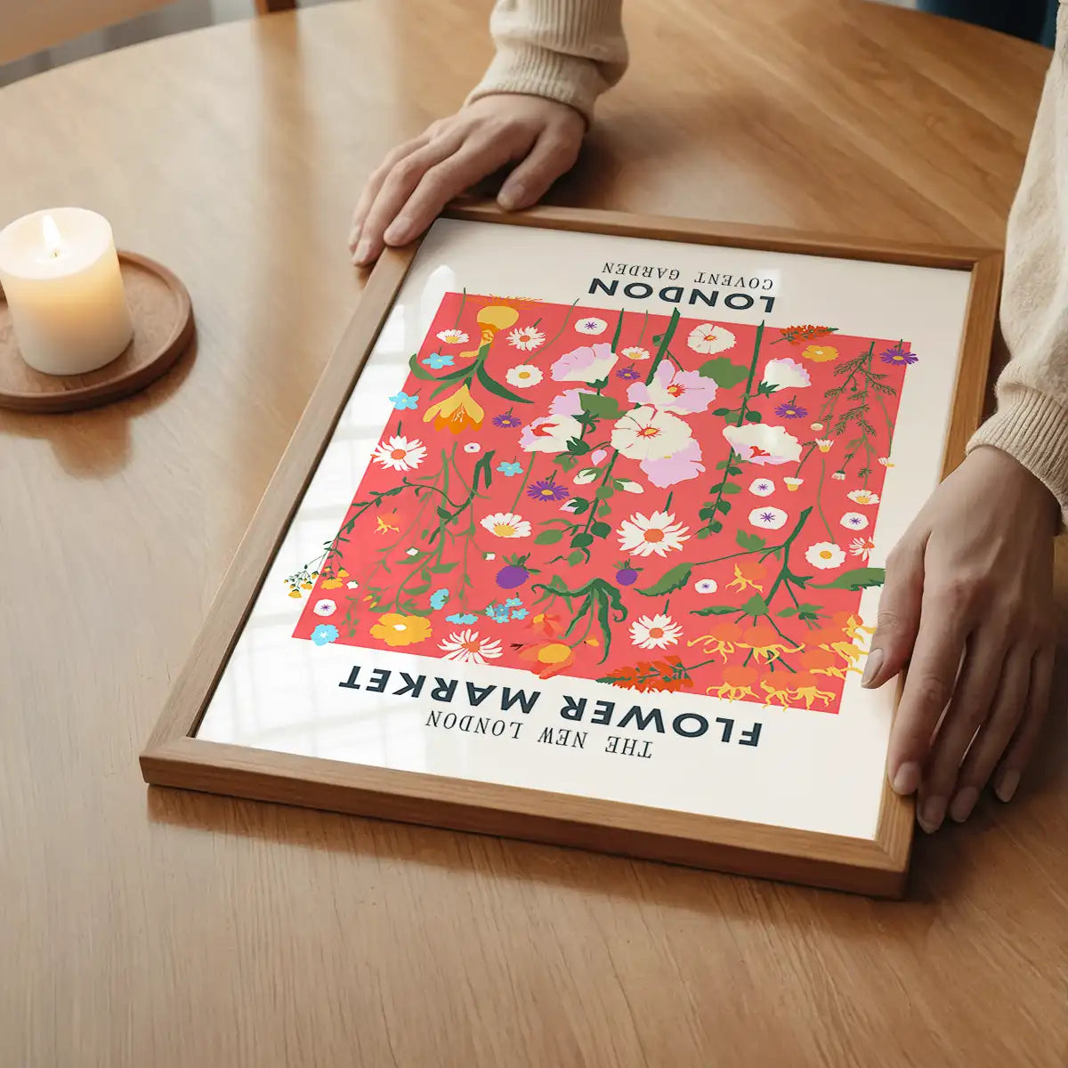 New London Flower Market Print
