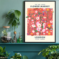 New London Flower Market Print