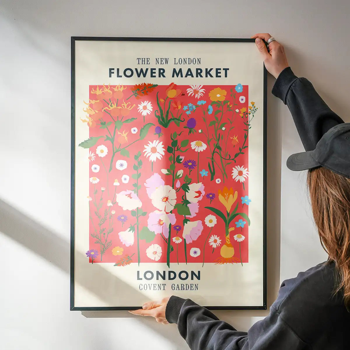 New London Flower Market Print