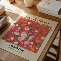 New London Flower Market Print