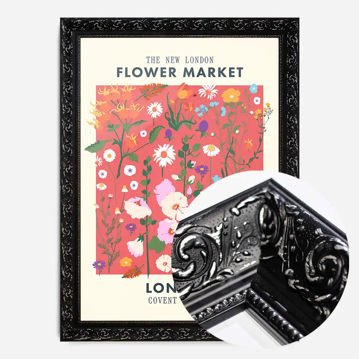 New London Flower Market Print