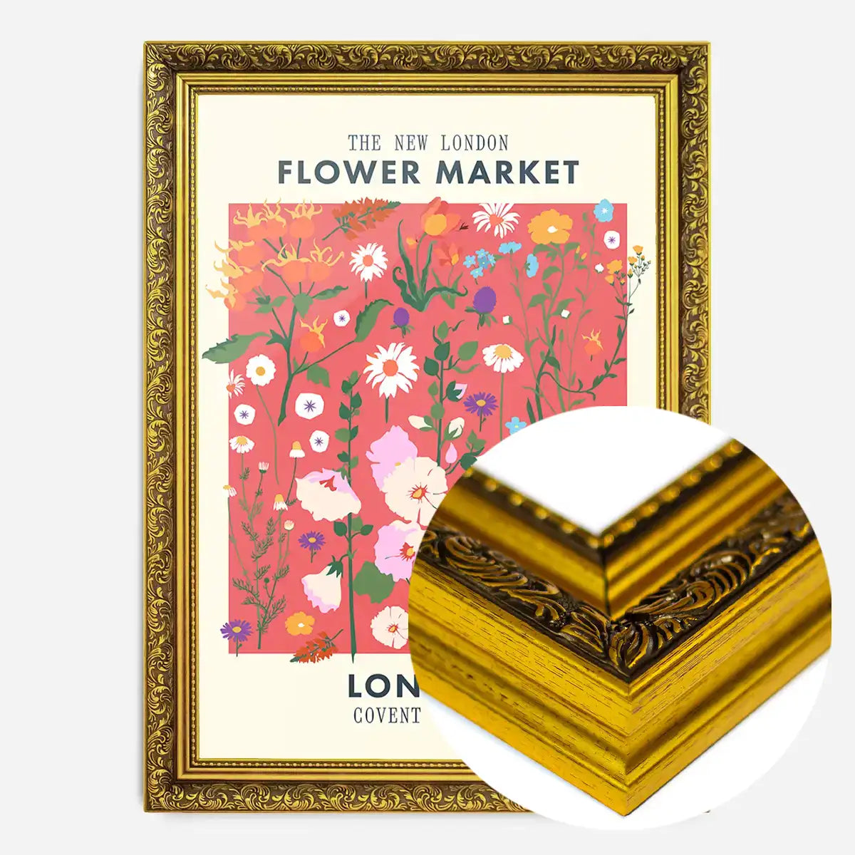 New London Flower Market Print