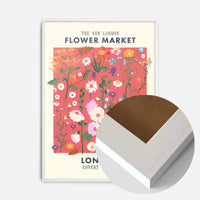New London Flower Market Print