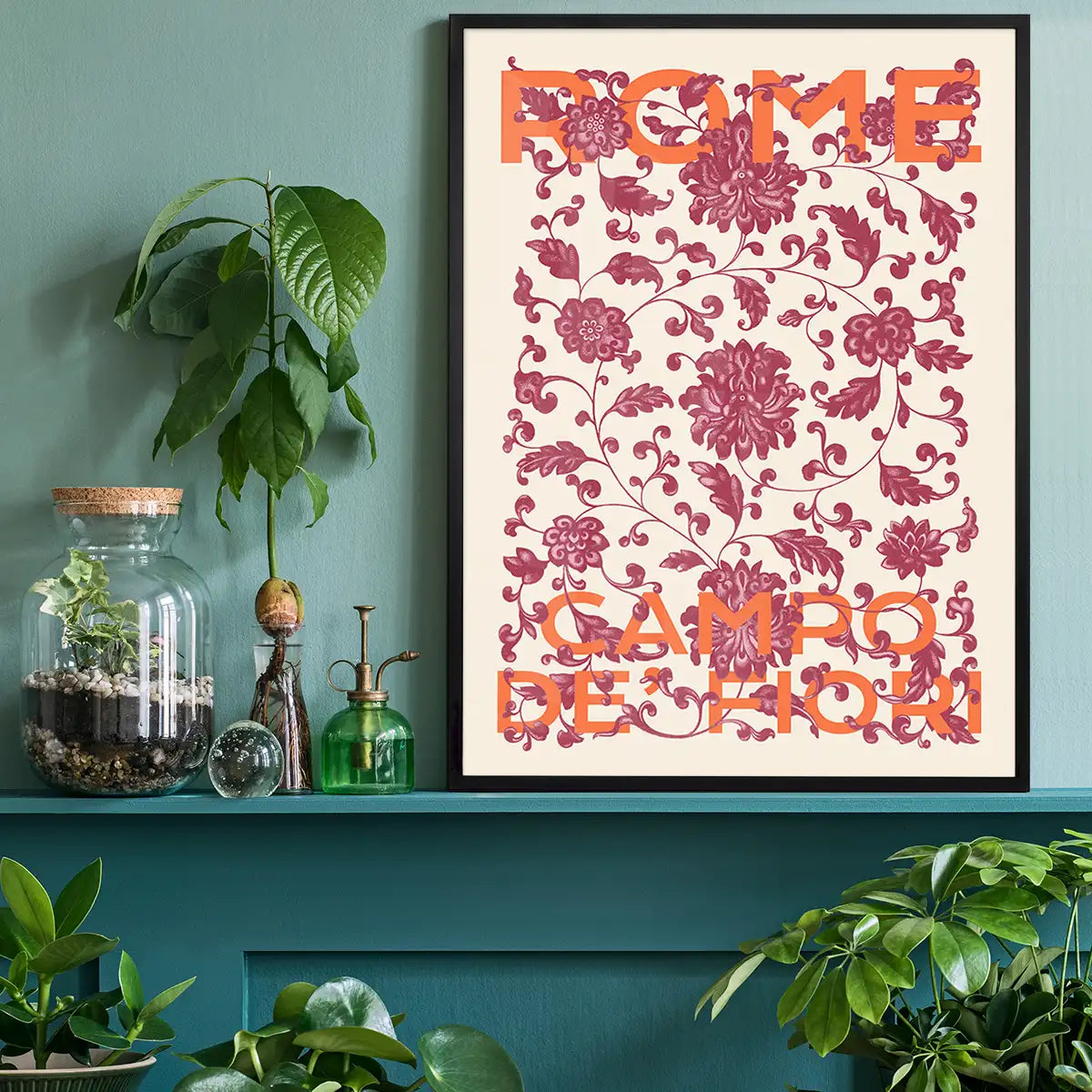 Rome Floral Print