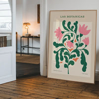 Las Botanicas Illustrated Flower Roses Print