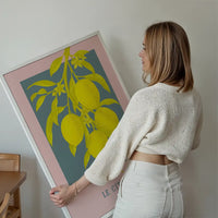 Le Citron Vintage Lemons Print