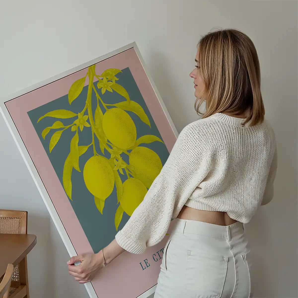 Le Citron Vintage Lemons Print