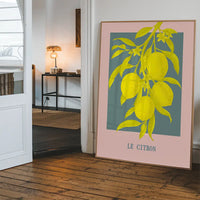 Le Citron Vintage Lemons Print