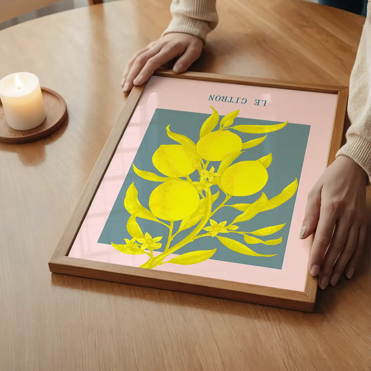 Le Citron Vintage Lemons Print