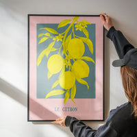 Le Citron Vintage Lemons Print
