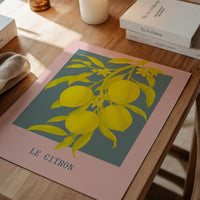 Le Citron Vintage Lemons Print