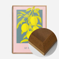 Le Citron Vintage Lemons Print