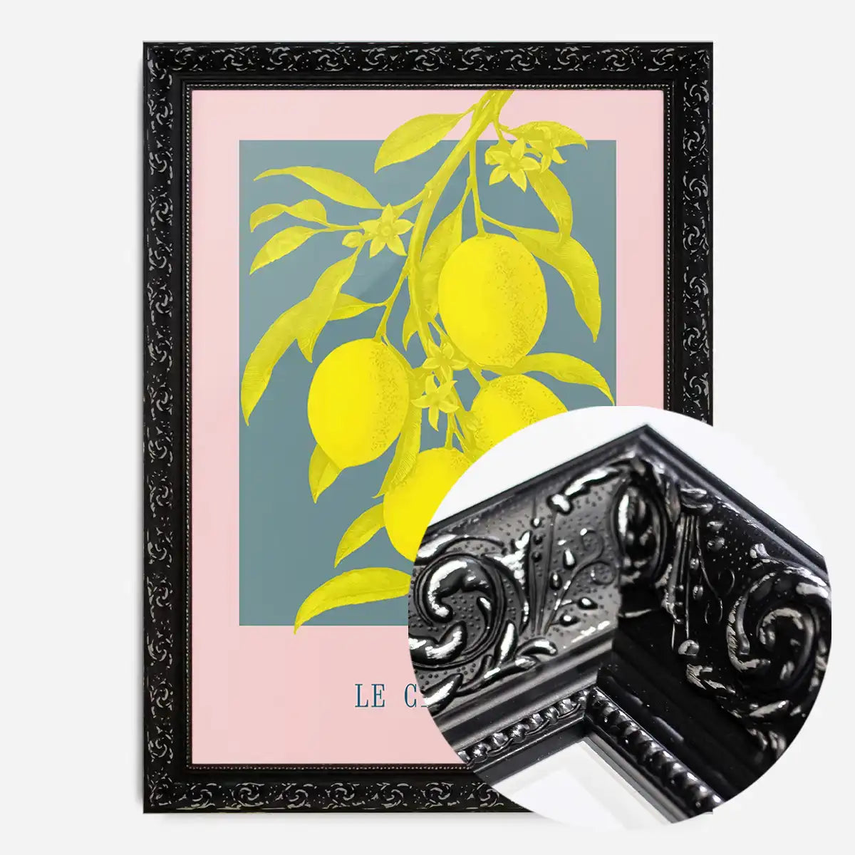 Le Citron Vintage Lemons Print