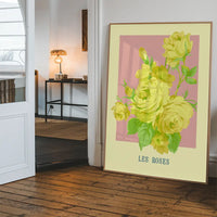 Les Roses Vintage Print