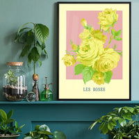 Les Roses Vintage Print